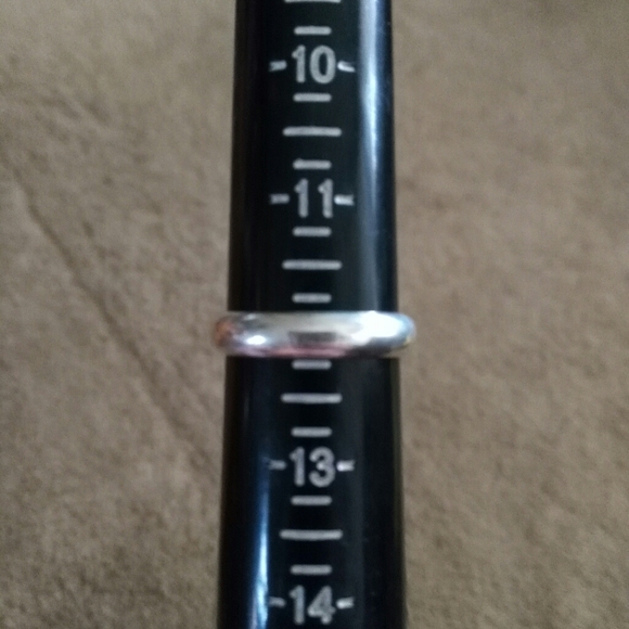 Sterling Silver Comfort Fit Band Ring Sz 12 - Picture 2 of 4